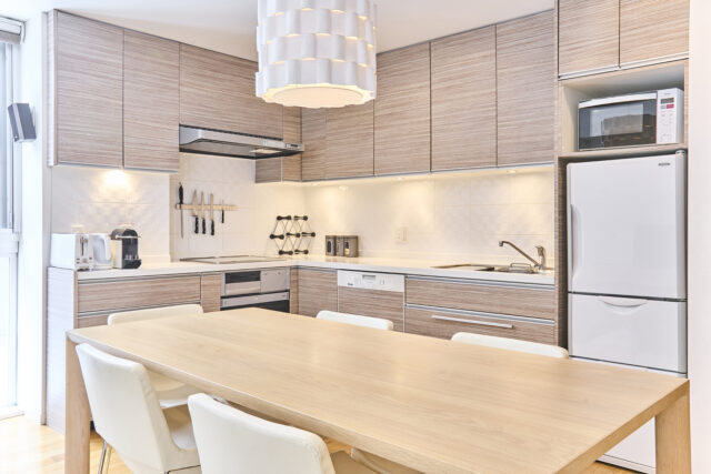 20231215 Niseko Central Kisetsukan KS101 Kitchen Winter LR 1