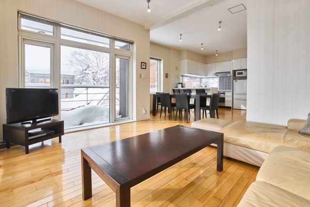 20240115 Niseko Central Horizon Townhouse HZ01 Living Room Winter DSC4535 Lores 1