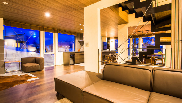 Js Den Jd01 Isaac Living Room Winter Night