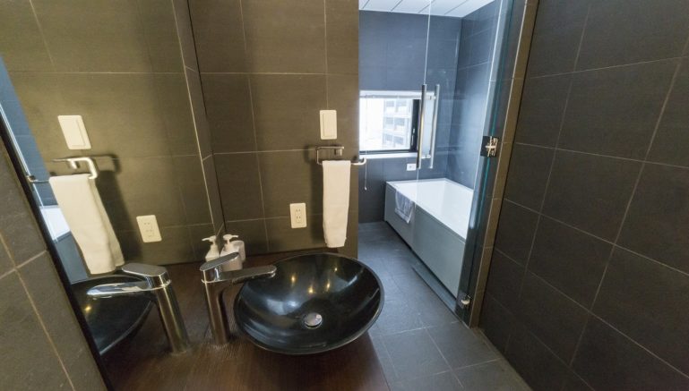 Nozomi Views Studio Bathroom Winter1