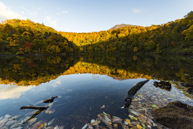 Autumn Scenery Landscapes Lake hangetsu