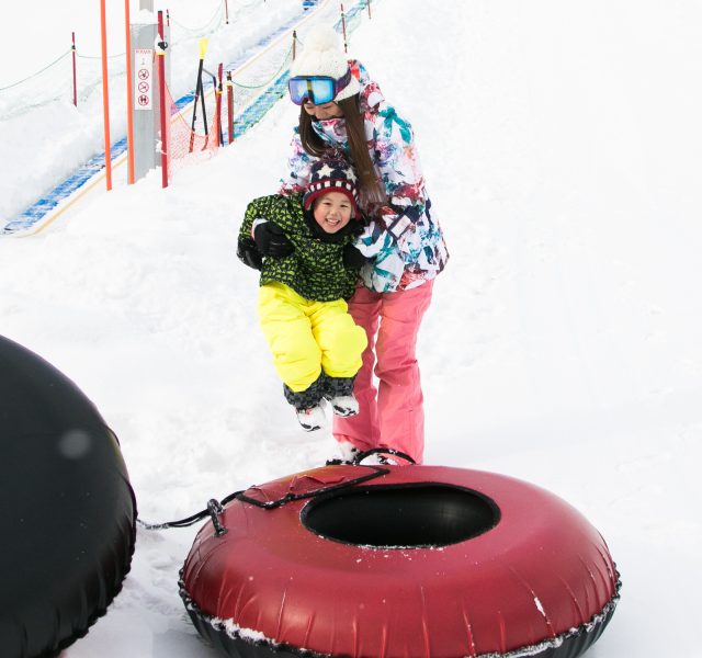 Getting ready to tube.