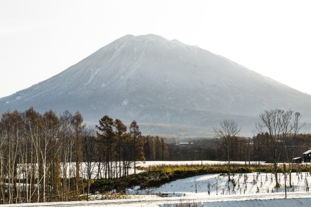 Mt Yotei with snow