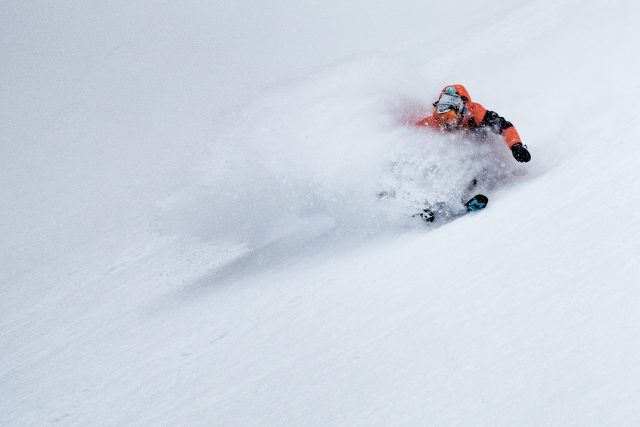 Alex Koens powder turns in the BC