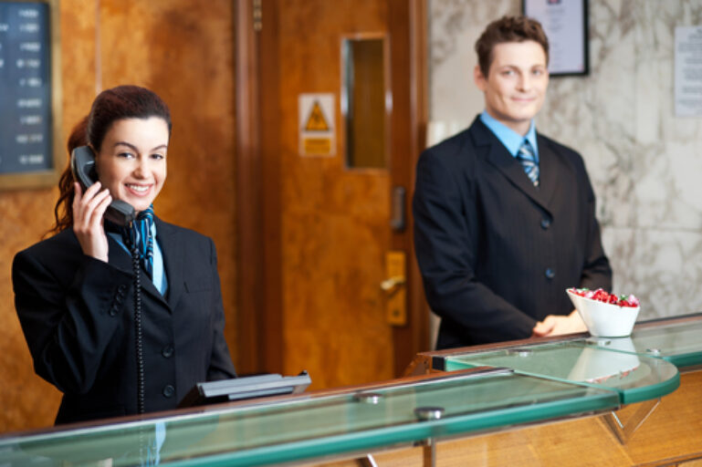 front desk service