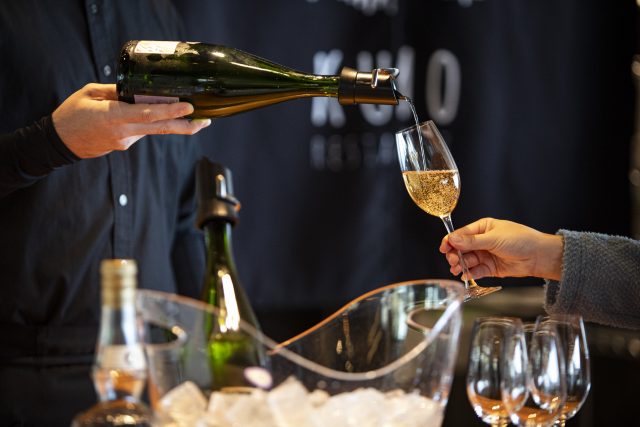 Enjoy the extensive drinks list at Kumo Restaurant
