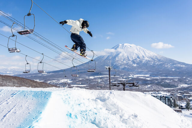 Grand Hirafu Park with unbeatable views of Mt. Yotei