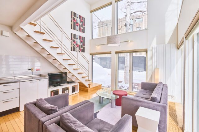 20240305 Niseko Central Hirafu House1 HH01 Living Room Kitchen Winter Lores DSC7361 5