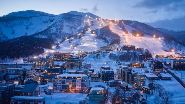 20240307 Grand Hirafu Night Skiing Hirafu Village Drone DJI 0973 Lores 1
