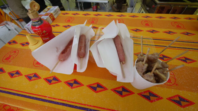 Yummy, yummy food.