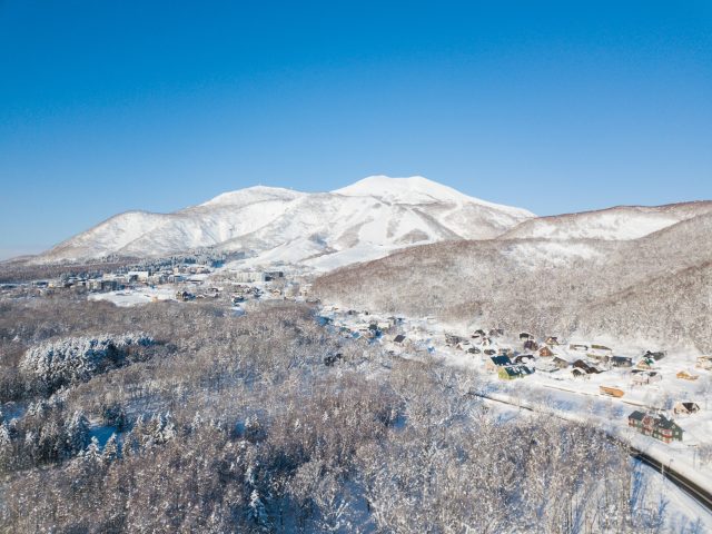 Drone Mt Annurpuri Blue Skies Low Res