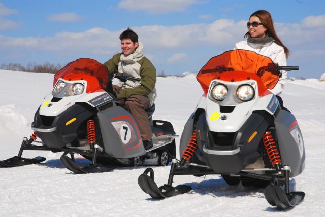 Niseko snowmobiling